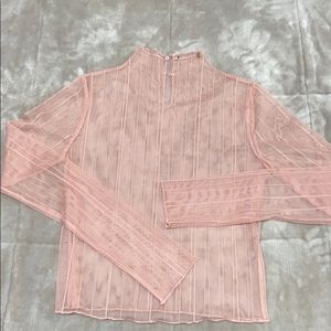 Express sheer layering top.